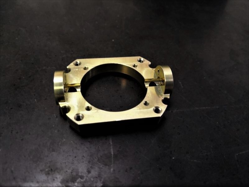 Aerospace Spare Parts Optical Bracket Defence Components Electric Anodized